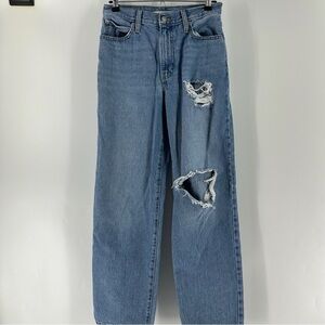 Levi’s ‘94 Baggy Distressed Blue Straight Leg Jeans